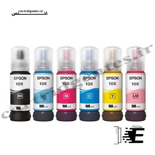 جوهر اصلی اپسون 6 رنگ Epson Ink 108 