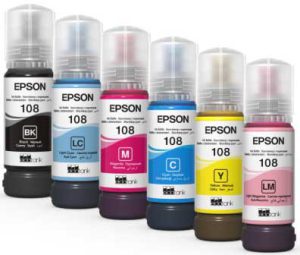 جوهر اصلی اپسون 6 رنگ Epson Ink 108 
